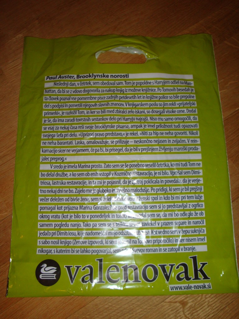 Knjigarna vrečk ValenovaK