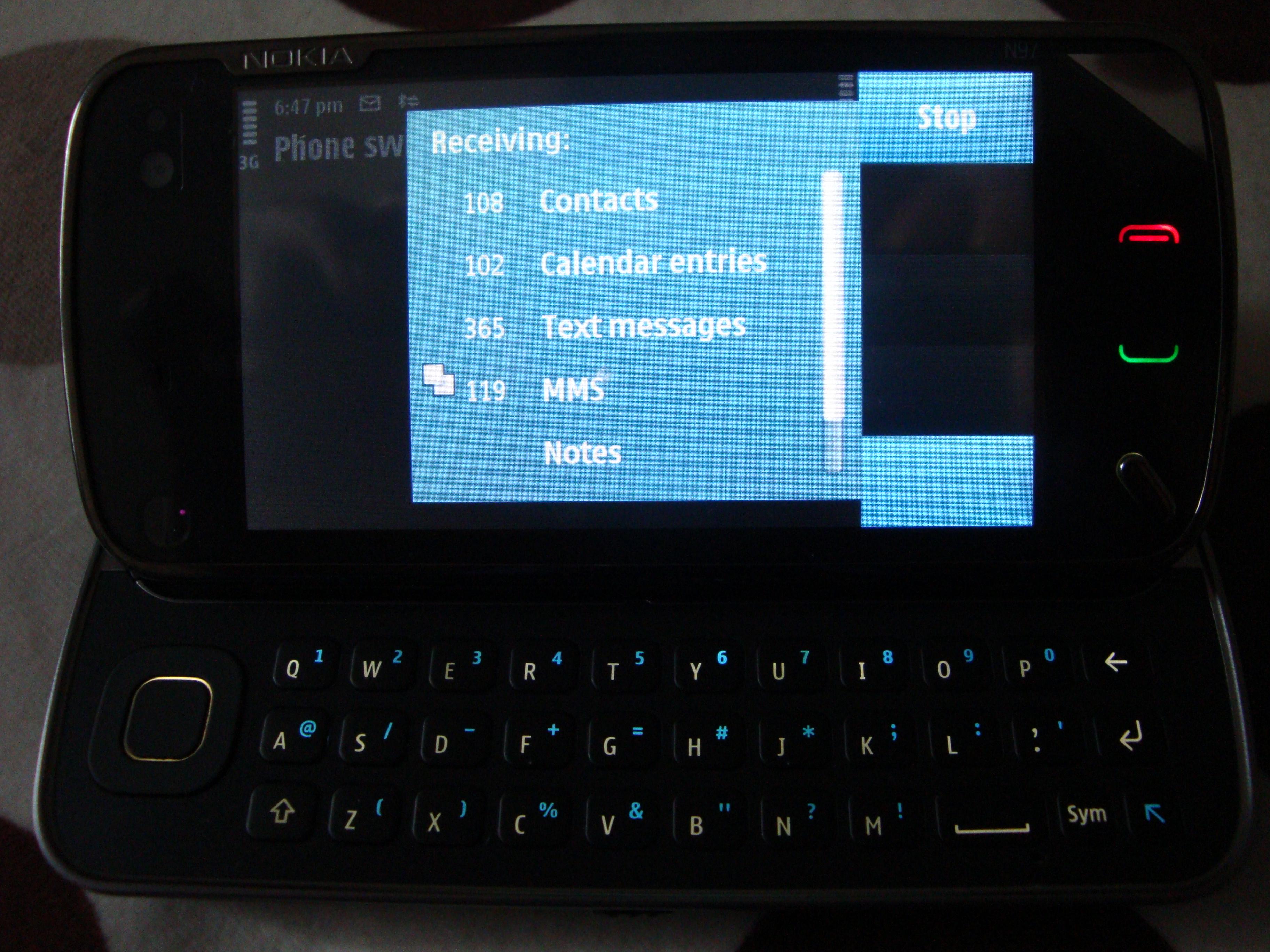 Nokia N97 prvi vtis