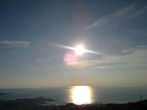 zahajajoče sonce
