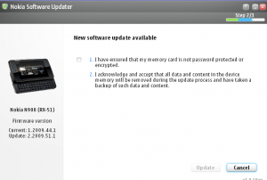 Najprej težave - Nokia N900 Update