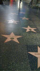 Hollywood walk of fame