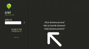 Domene na črno