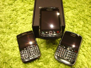Blackberry Torch - prvi dotik