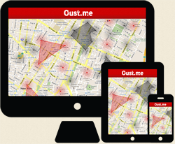 Oust.me in 4sq