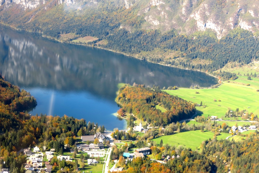 Bohinjsko jezero in Bled - panorame